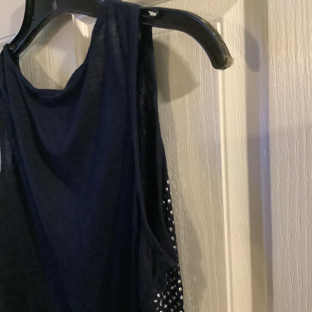 INC Brand Navy Blue Tank Top in size Petite Medium. - Picture 6 of 7